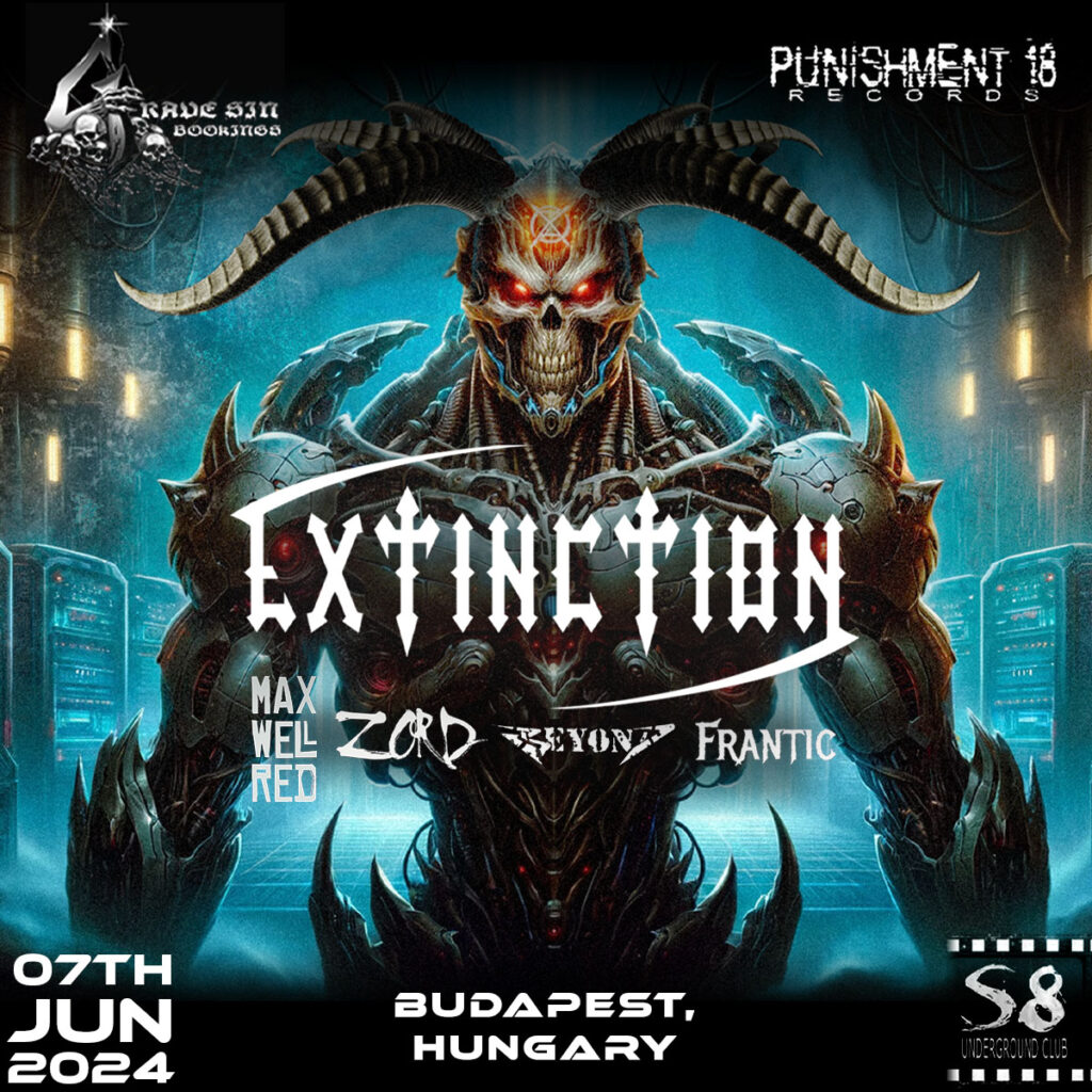 Extinction Live in Budapest, Hungary 2024