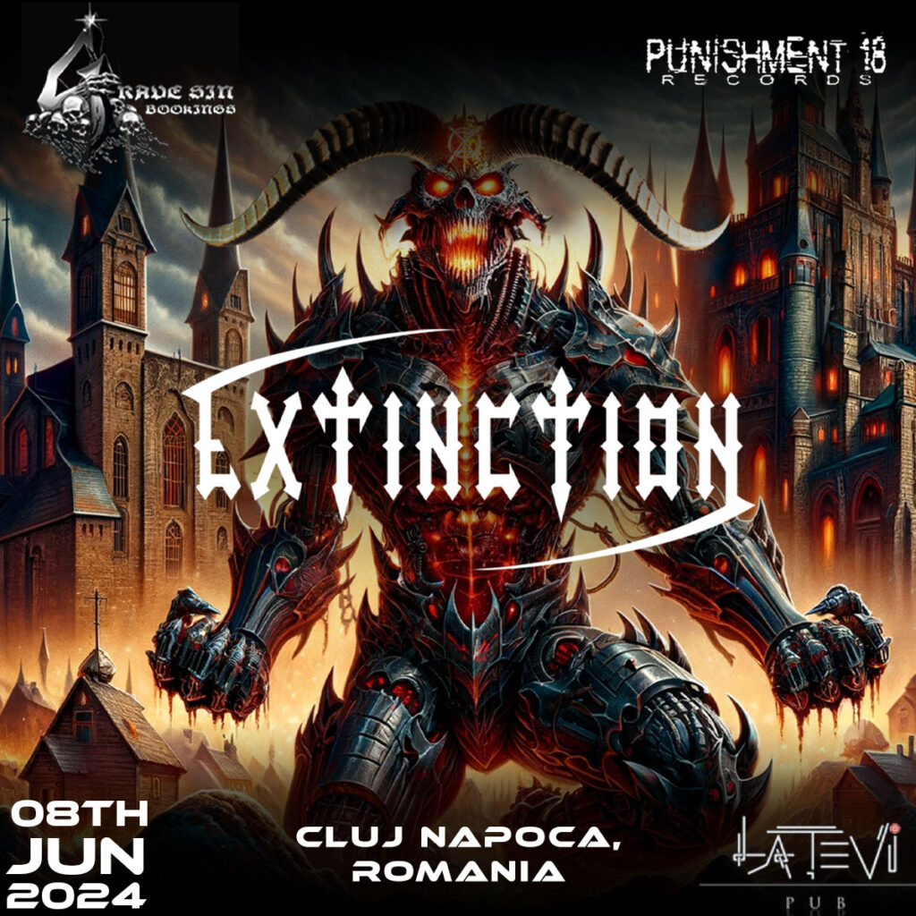 Extinction Live in Cluj Napoca, Romania 2024