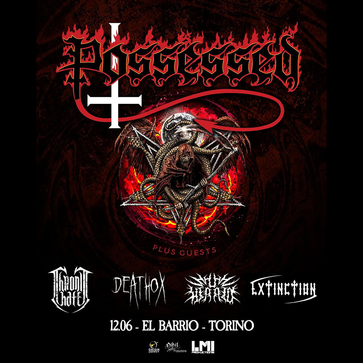 Possessed + Extinction + guests