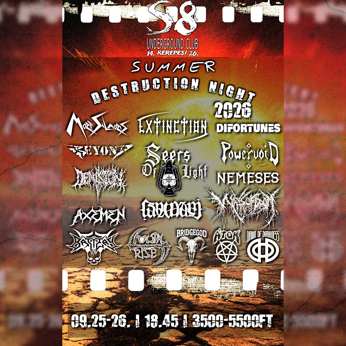 Summer destruction night 2026